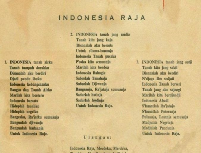 Indonesia Raya 3 Stanza Berkumandang dalam Resepsi pernikahan Untuk Apa